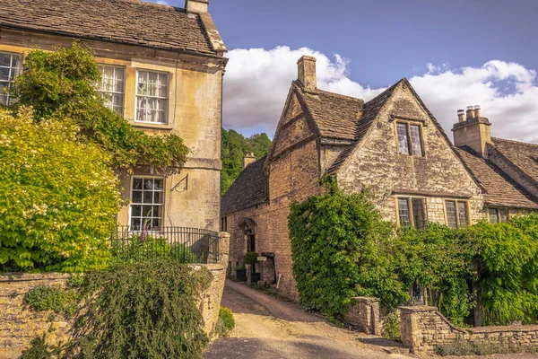 Castle Combe Mayo 2022 Old Cotswolds Town Castle Combe — Foto de Stock