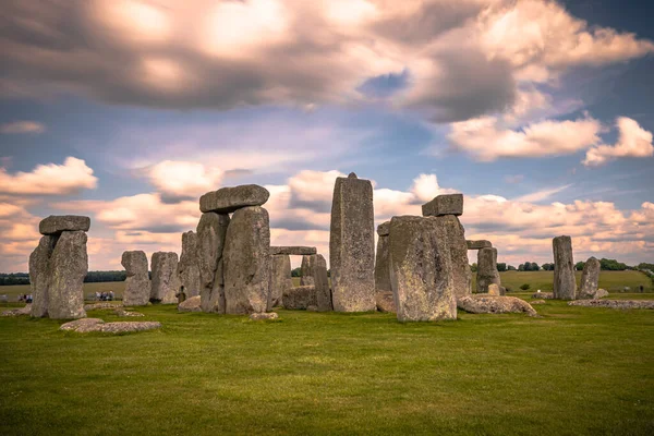 Stonehenge Junho 2022 Ruínas Antigas Sítio Druida Stonehenge Planície Salisbury — Fotografia de Stock