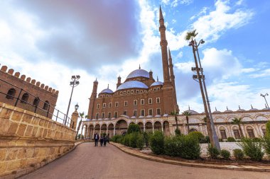 Kahire, Mısır - 21 Kasım 2021: Kahire Kalesi, Mısır