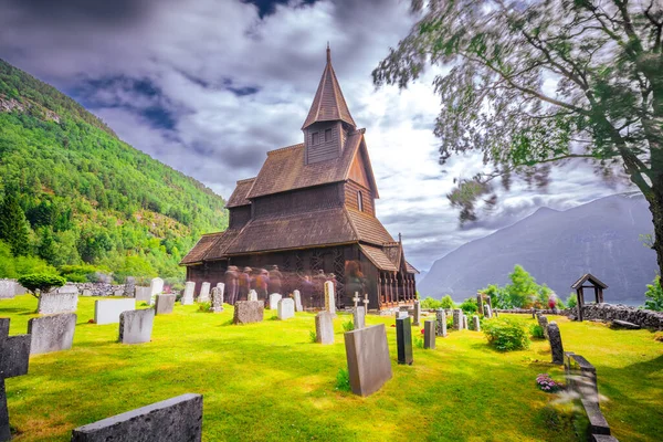 Ornes Noruega Julho 2023 Igreja Urnes Aldeia Ornes Património Mundial — Fotografia de Stock