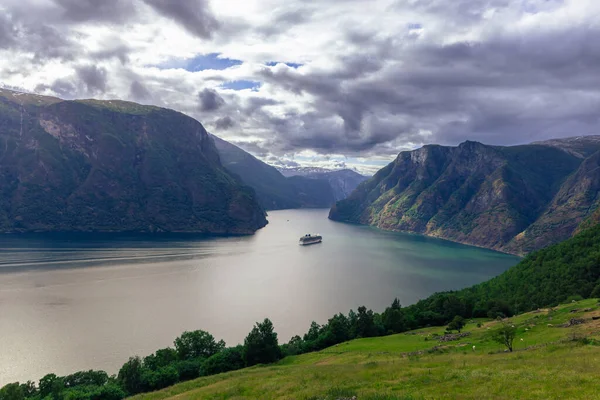 Prest Norway July 4Th 2023 Fjord Landscape Viewpoint Prest Norway — Stock Photo, Image