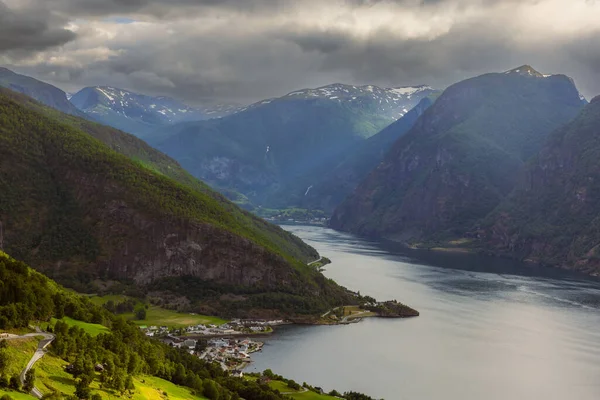 Prest Norwegen Juli 2023 Fjordlandschaft Aus Der Sicht Von Prest — Stockfoto