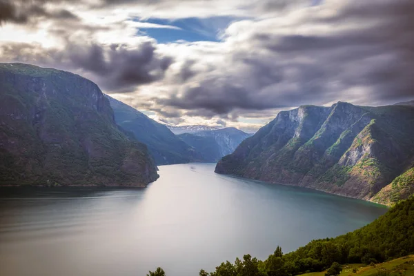 Prest Norway July 4Th 2023 Fjord Landscape Viewpoint Prest Norway — Stock Photo, Image