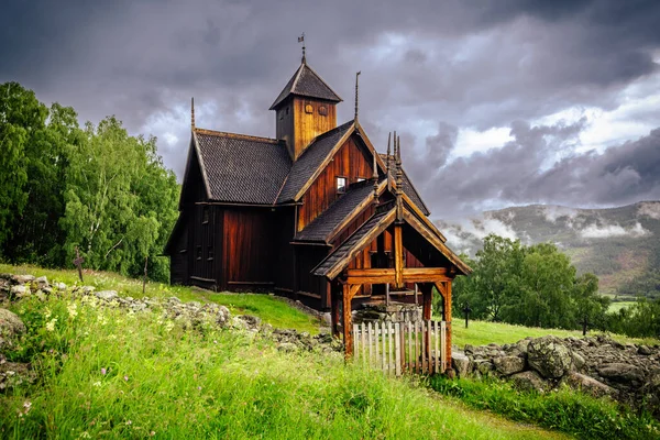 Uvdal July 6Th 2023 Lovely Uvdal Stave Church Southern Norway — Stock Photo, Image