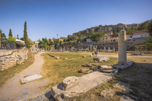 stock image Athens, Greece, May 3rd 2024: The ancient Roman Agora in the center of Athens, Greece