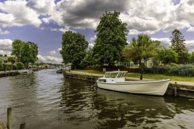 İsveç 'in ortasındaki Trosa' nın sakin ve manzaralı bir köyü.