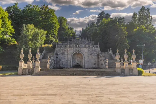 stock image Sanctuary of Our Lady of Good Remedy in the Portuguese Town of Lamego