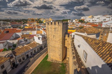 Portekiz 'in güneyindeki Loule Ortaçağ Şatosu