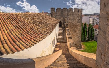 Portekiz 'in güneyindeki Loule Ortaçağ Şatosu