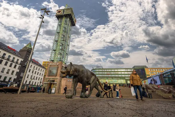 stock image Oslo - February 12 2023: The business center of Oslo, Norway