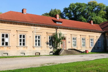 A palace in Andrychow, Poland.