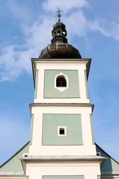 Szent Mihály Arkangyal Templom Liesek Szlovákia — Stock Fotó