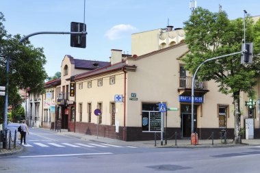 Polonya 'nın eski Wieliczka kasabası..