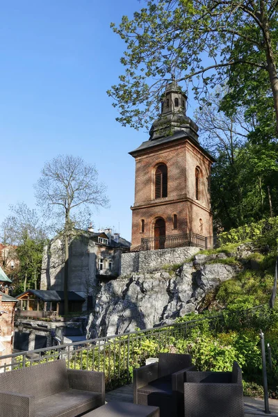 Ein Externer Glockenturm Neben Der Joseph Kirche Einer Historischen Römisch — Stockfoto