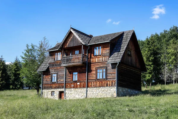 Open Air Museum Highlander Cottages Lake Czorsztyn — Stock Photo, Image