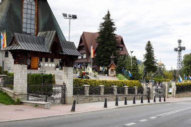 Zakopane 'deki Fatima Hanımefendimizin Sığınağı.