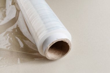 Bir rulo streç film. Grafiksel kaynaklar