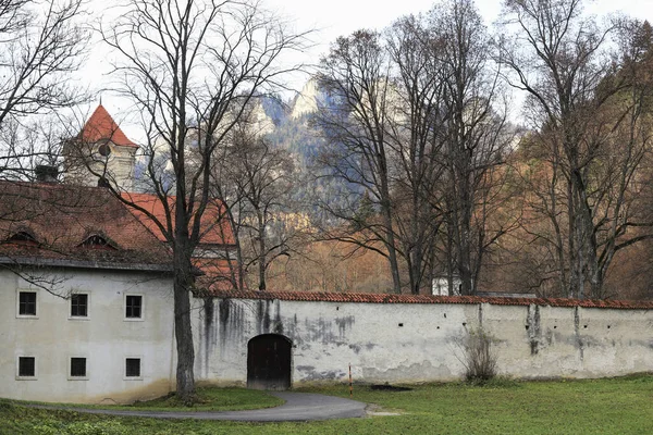 Stary Klasztor Nazwie Cerveny Klastor Powodu Czerwonych Dachów — Zdjęcie stockowe