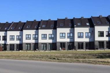 Polonya, Krakow 'daki modern apartman daireleri.