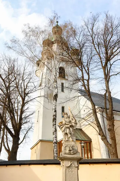 Szent Márton Templom Trstena Szlovákia Stock Kép