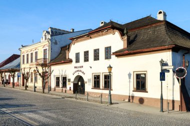 Regional Museum in the historic district of Stary Sacz. clipart
