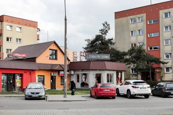 Krakow Poland Régi Típusú Ingatlan Krakkóban Lengyelországban Jogdíjmentes Stock Fotók