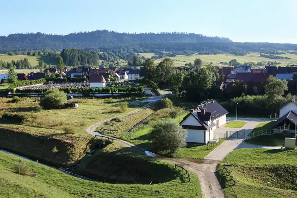Polonya Eski Bir Dağ Köyü Telifsiz Stok Fotoğraflar