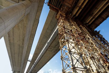 Polonya 'daki S7 rotasının yeni bir bölümünün inşaatı, Nowy Targ yakınlarında..