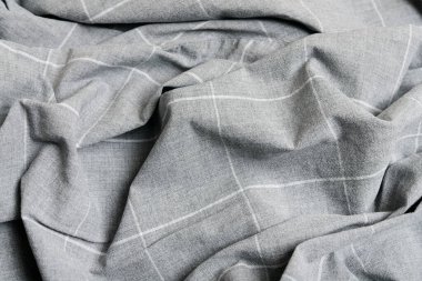 Gri kareli kumaş - soyut arkaplan. Grafiksel kaynaklar