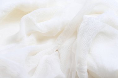 Dalgalı soyut beyaz ipek arka plan. Grafiksel kaynaklar