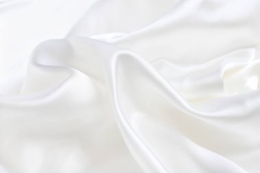 Dalgalı soyut beyaz ipek arka plan. Grafiksel kaynaklar