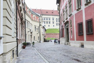 Kanonicza street, Krakow, Polonya. Turist hedef