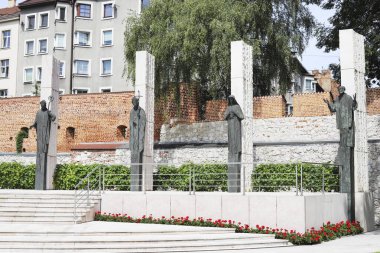 Pauline Fathers Manastırı, Krakow, Polonya 'dan modern sunak. Burası en ünlü Polonya tapınaklarından biridir. Seyyahların gideceği yer