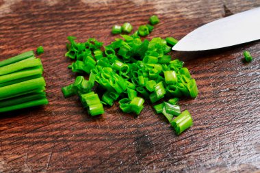 Kahvaltıda bir salata çatalı. Sağlıklı gıda.