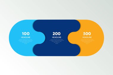 İlk, ikinci ve üçüncü diyagramı, düzeni, grafik daire. sunum 3 şablonu. 3 adımlar seçenekleri, öğeleri, ingographic.