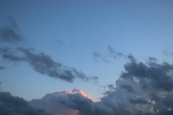 Впечатляющие Облака Голубого Неба Воздуха Неба — стоковое фото