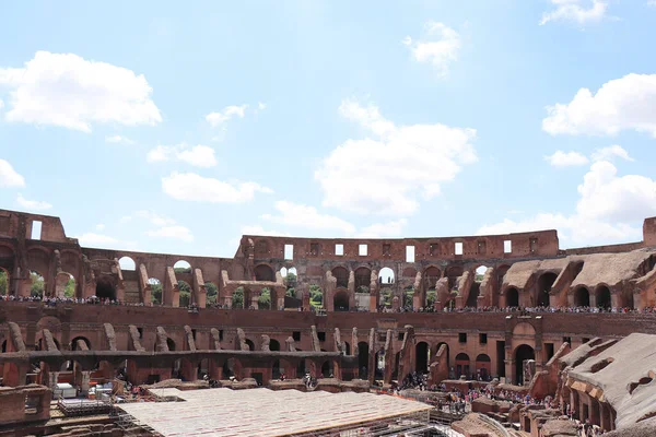 Europees Romeins Colosseum Rome Ruïne Gebouw — Stockfoto
