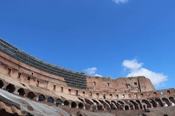 Evropské Římské Koloseum Řím Zřícenina Budova — Stock fotografie