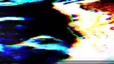 arızalı ekran efekti görüntü örtüsü