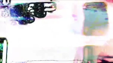 arızalı ekran efekti görüntü örtüsü