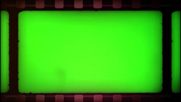 Zielony Ekran Film Taśma Kołowrotek — Wideo stockowe