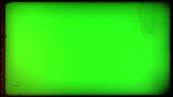 绿色荧光屏薄膜卷轴 — 图库视频影像
