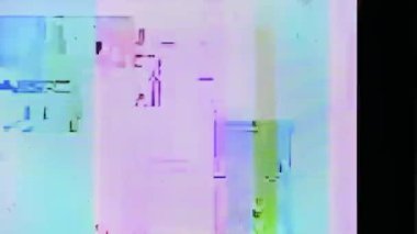 arızalı ekran efekti görüntü örtüsü