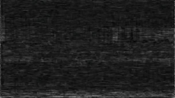 Screen Monitor Vhs Noise Footage — Stock Video