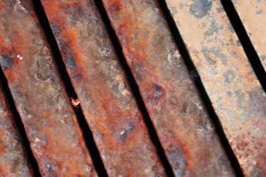 Eski paslı demir metal grunge plaka desenli arka plan