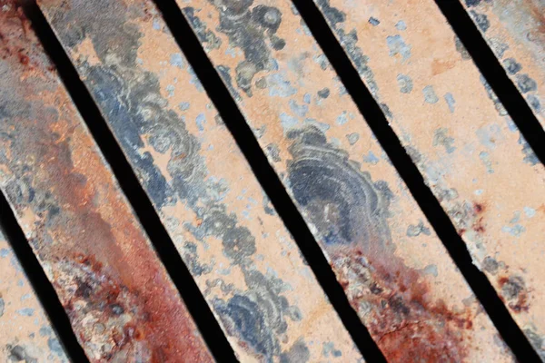 Viejo Hierro Oxidado Metal Grunge Placa Textura Telón Fondo —  Fotos de Stock