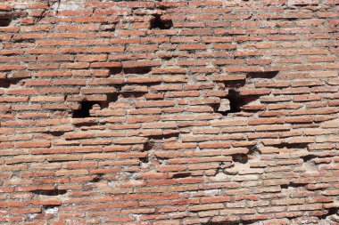 Tuğlalar tuğlalar duvar dokusu yüzey arkaplanı