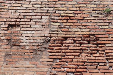 Tuğlalar tuğlalar duvar dokusu yüzey arkaplanı