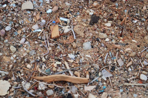 Miljöförstöring Plast Skräp Avfall Avfall — Stockfoto