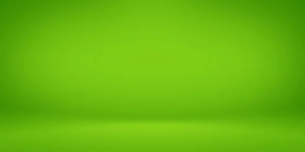 Leerer Grüner Hintergrund Mit Studiobeleuchtung Für Produktdisplay Oder Hintergrunddesign — Stockfoto